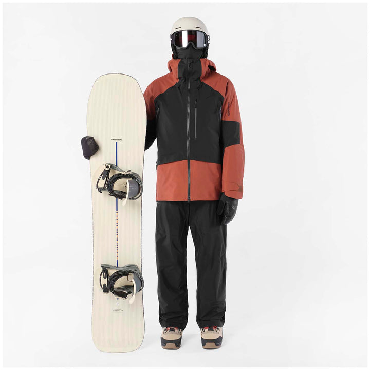 Salomon Moon Patrol GORE-TEX Jacket - Men's Deep Black/ Burnt Umber