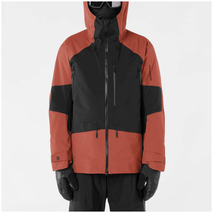 Salomon Moon Patrol GORE-TEX Jacket - Men's Deep Black/ Burnt Umber