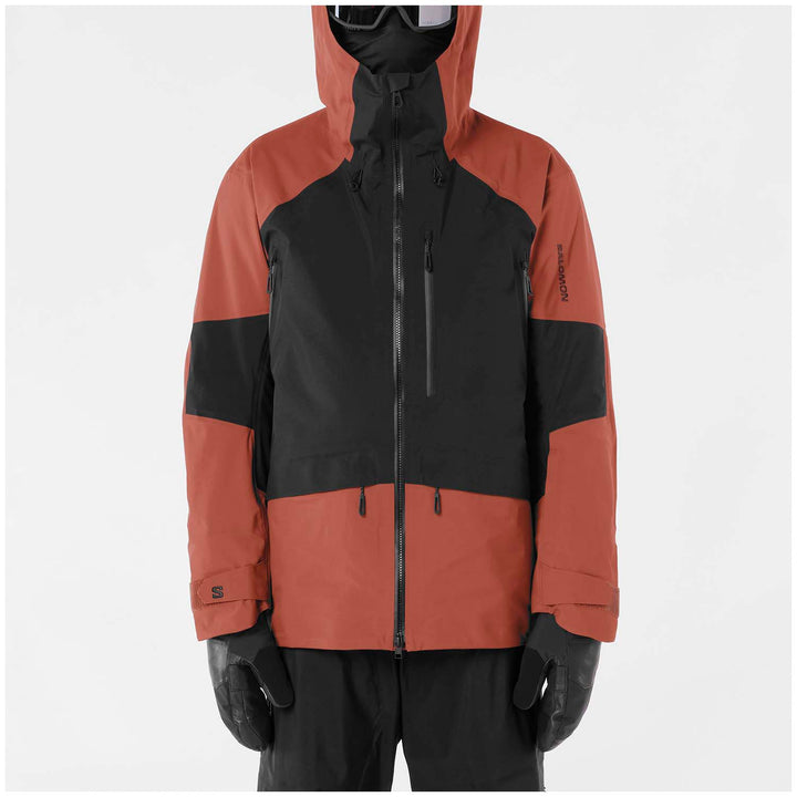 Salomon Moon Patrol GORE-TEX Jacket - Men's Deep Black/ Burnt Umber