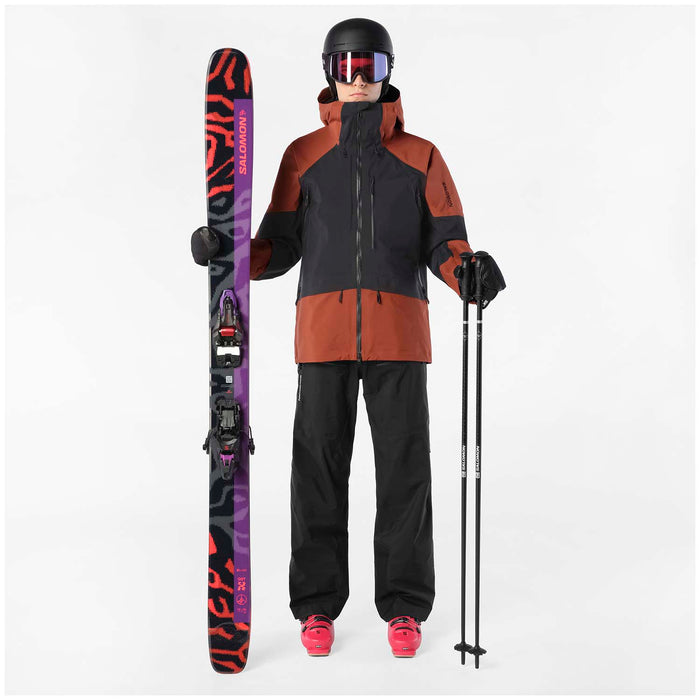 Salomon Moon Patrol GORE-TEX Jacket - Men's Deep Black/ Burnt Umber