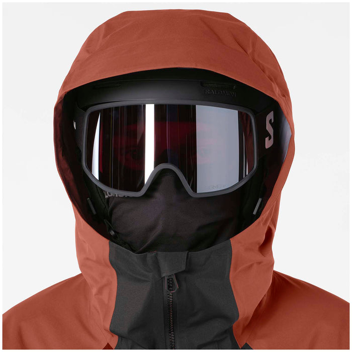 Salomon Moon Patrol GORE-TEX Jacket - Men's Deep Black/ Burnt Umber