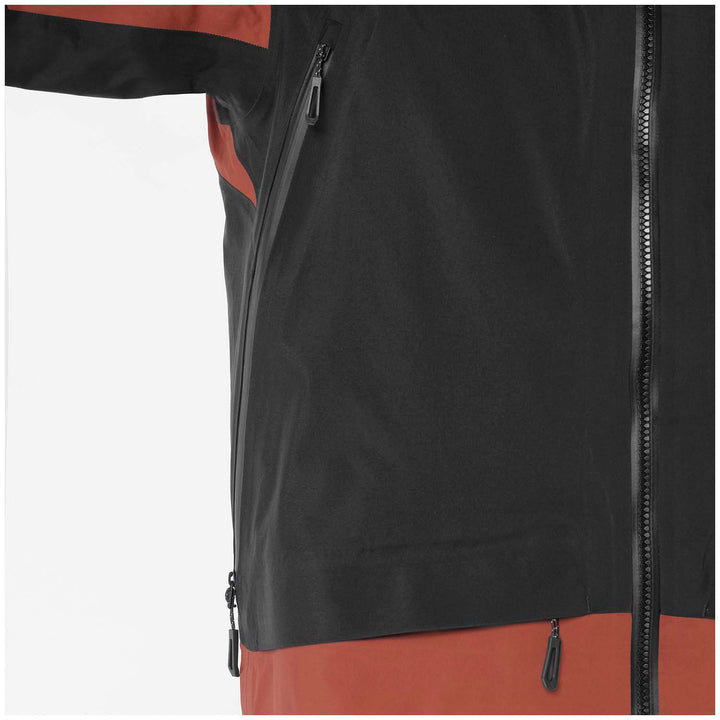 Salomon Moon Patrol GORE-TEX Jacket - Men's Deep Black/ Burnt Umber