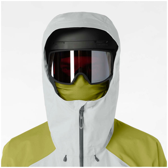 Salomon Absolute 3L Jacket - Men's Wrought Iron/Cardamon Seed