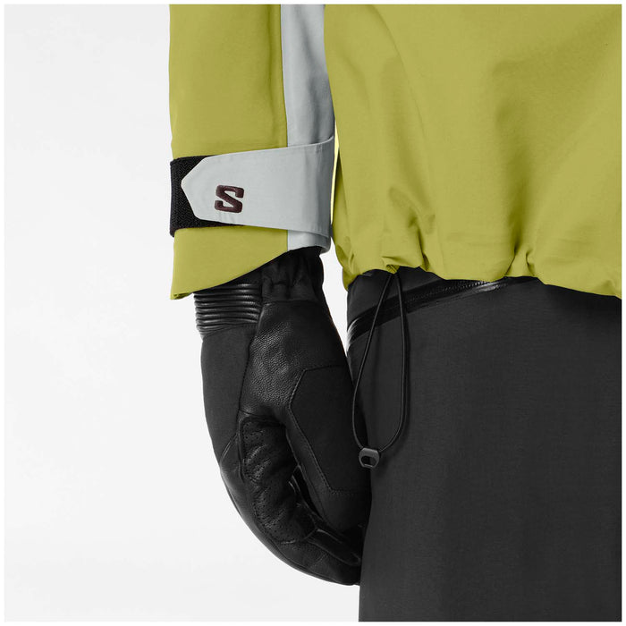 Salomon Absolute 3L Jacket - Men's Wrought Iron/Cardamon Seed