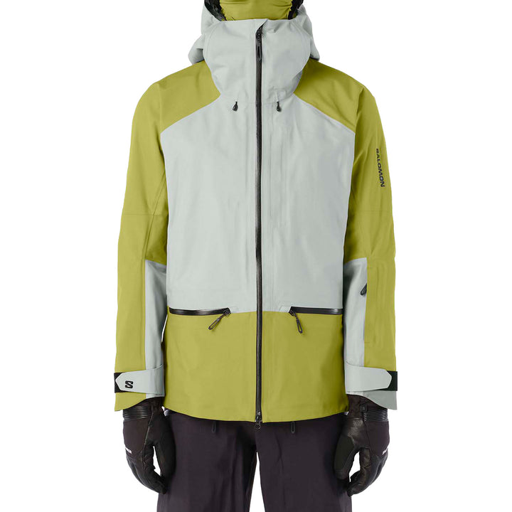 Salomon Absolute 3L Jacket - Men's Wrought Iron/Cardamon Seed