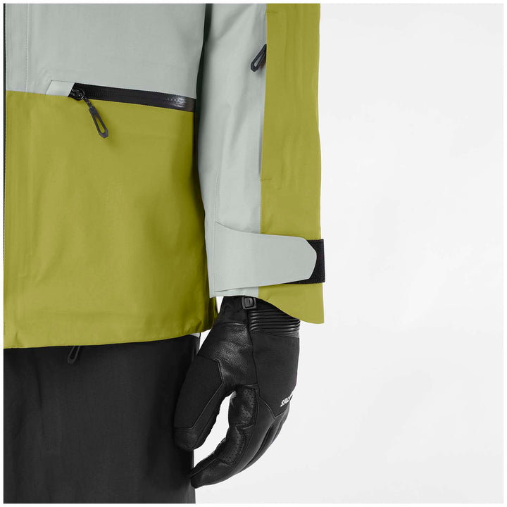 Salomon Absolute 3L Jacket - Men's Wrought Iron/Cardamon Seed