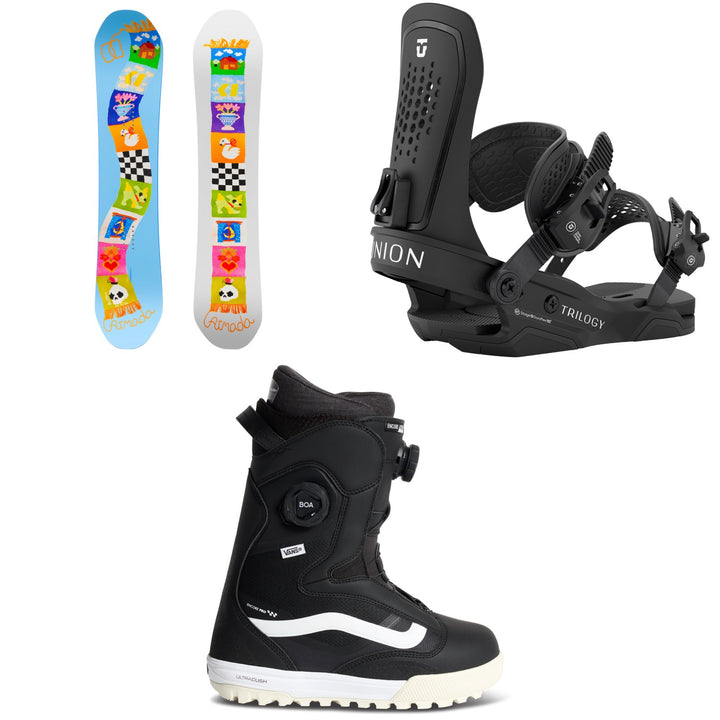 Armada Do-Si-Do Snowboard + Union Trilogy Snowboard Bindings + Vans Encore Pro 2.0 Snowboard Boots - Women's 2027