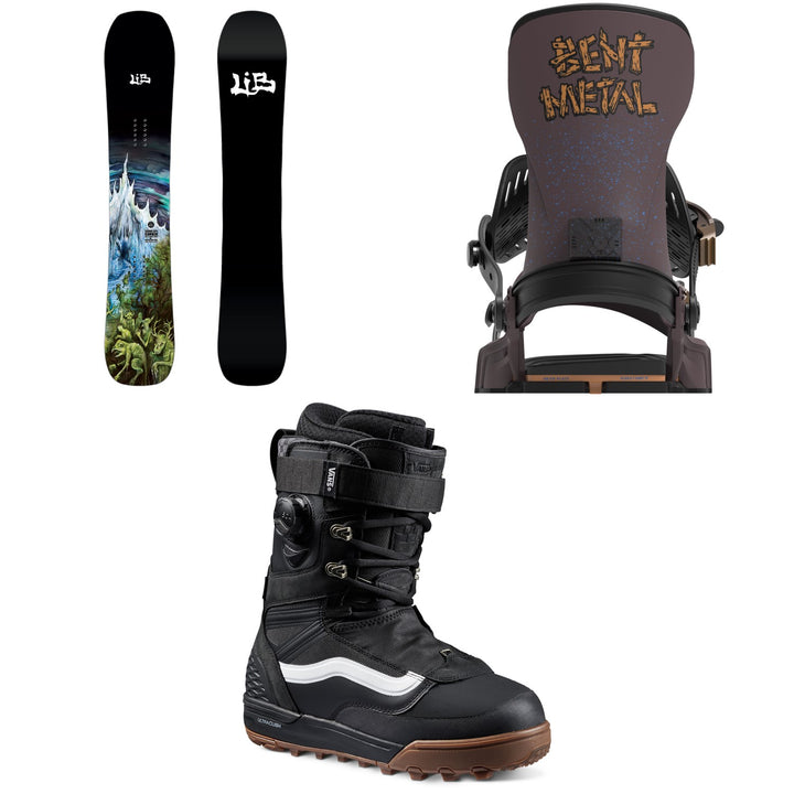 Lib Tech Skunk Ape Camber Snowboard + Bent Metal Transfer Snowboard Bindings + Vans Infuse Snowboard Boots 2027