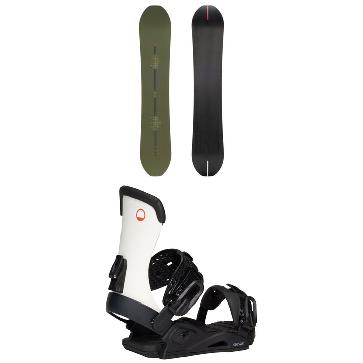 Season Kin Snowboard + Meld Snowboard Bindings 2027