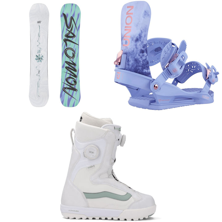 Salomon Oh Yeah Snowboard + Union Juliet Snowboard Bindings + Vans Encore Pro Snowboard Boots - Women's 2026