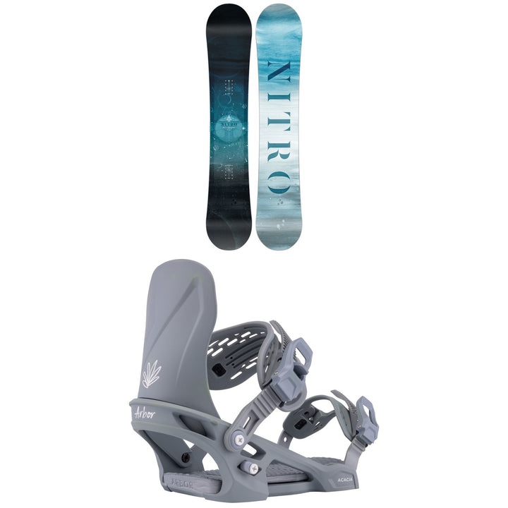 Nitro Mystique Snowboard + Arbor Acacia Snowboard Bindings - Women's 2026