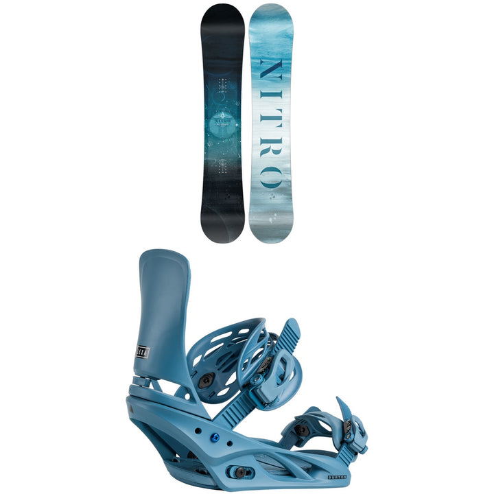 Nitro Mystique Snowboard + Burton Lexa Snowboard Bindings - Women's 2026