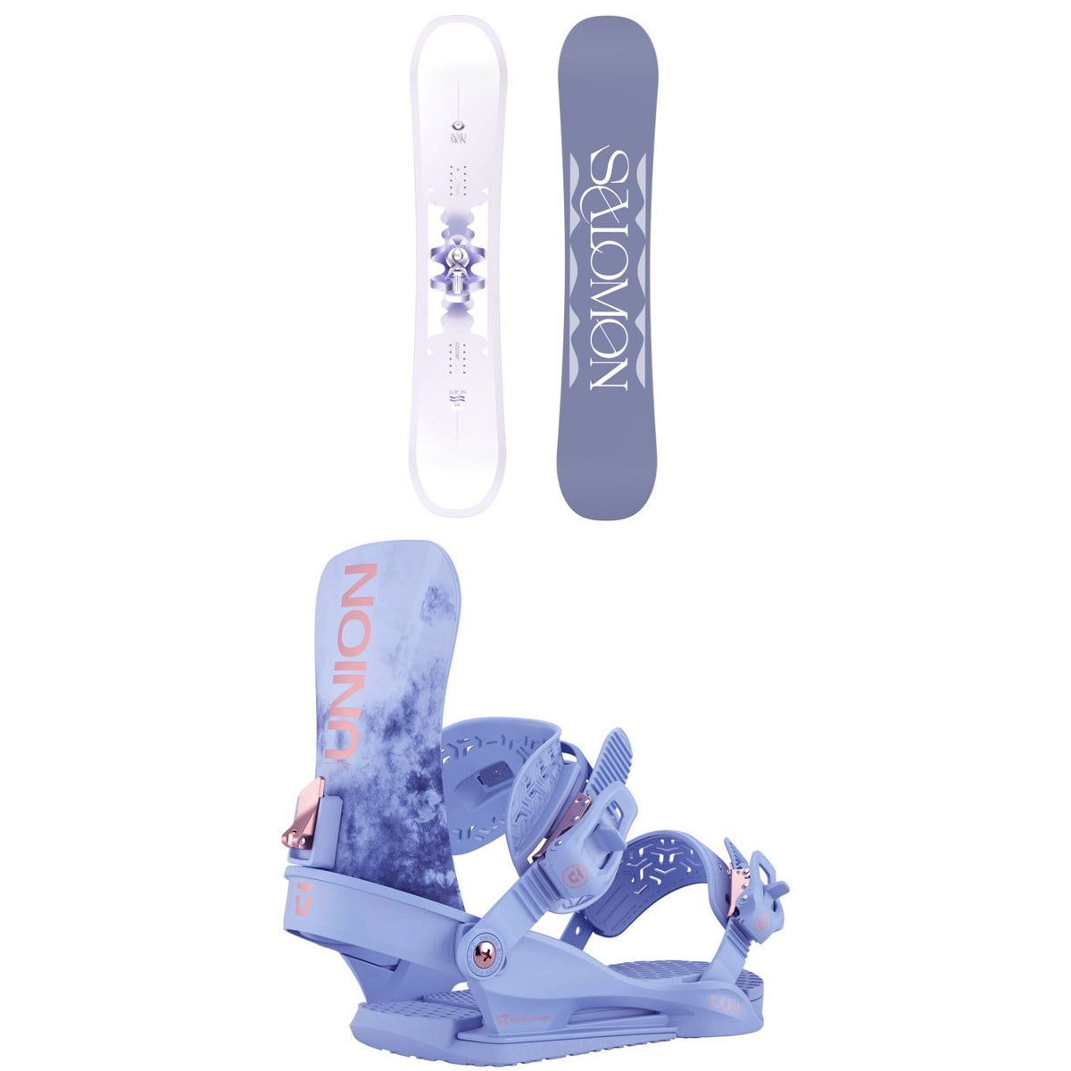 Salomon Lotus Snowboard + Union Juliet Snowboard Bindings - Women's 2026