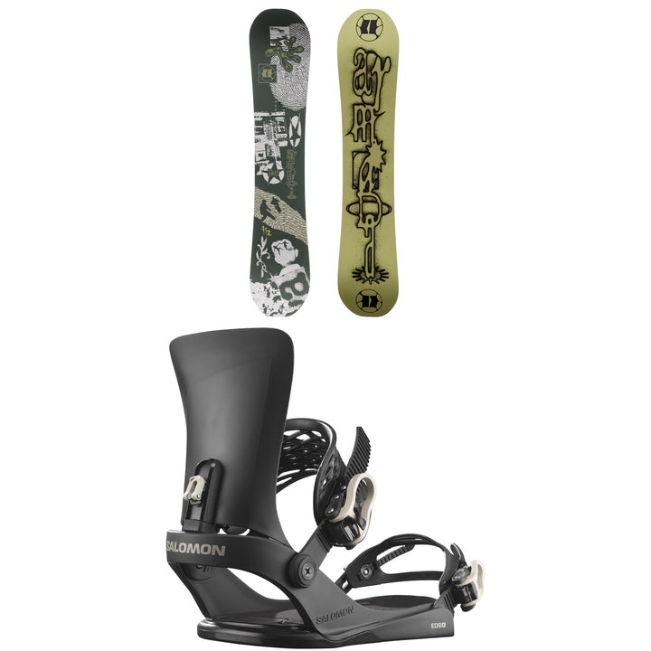Armada Tuffy Snowboard + Salomon EDB X Snowboard Bindings 2027