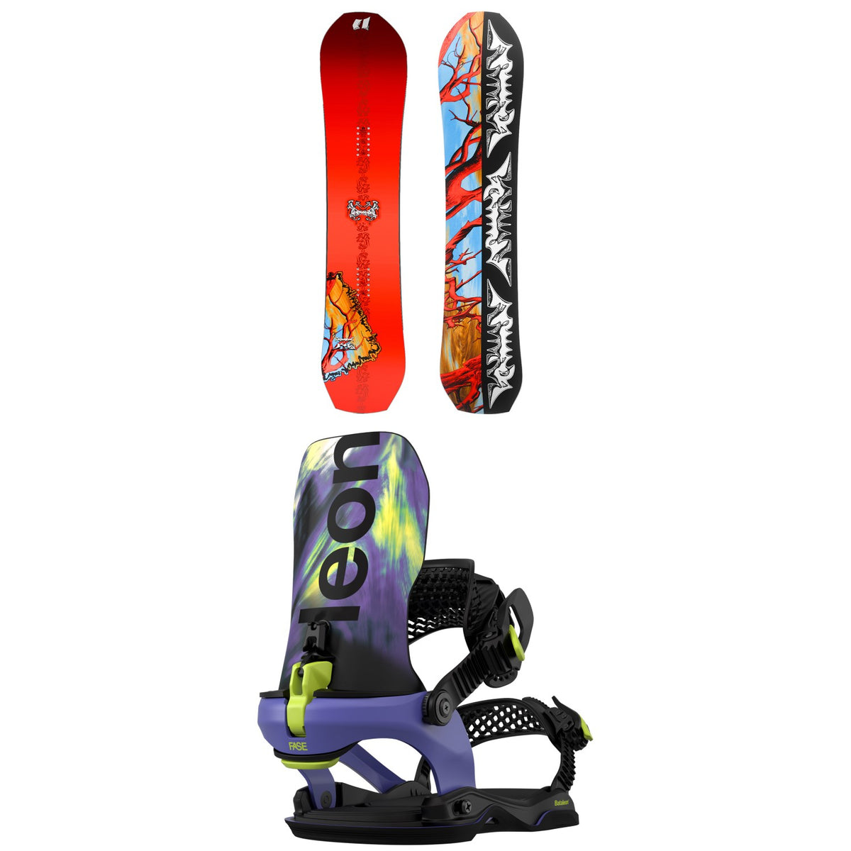 Armada Squonk Snowboard + Bataleon Blaster AW FASE LTD Snowboard Bindings 2027