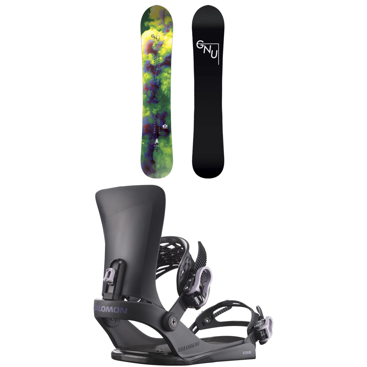GNU Setsuna LTD Snowboard + Salomon EDB X Snowboard Bindings - Women's 2027