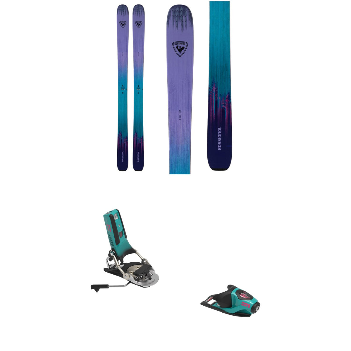 Rossignol Soul W 102 Skis - Women's + Look Pivot 2.0 11 GW Ski Bindings 2027