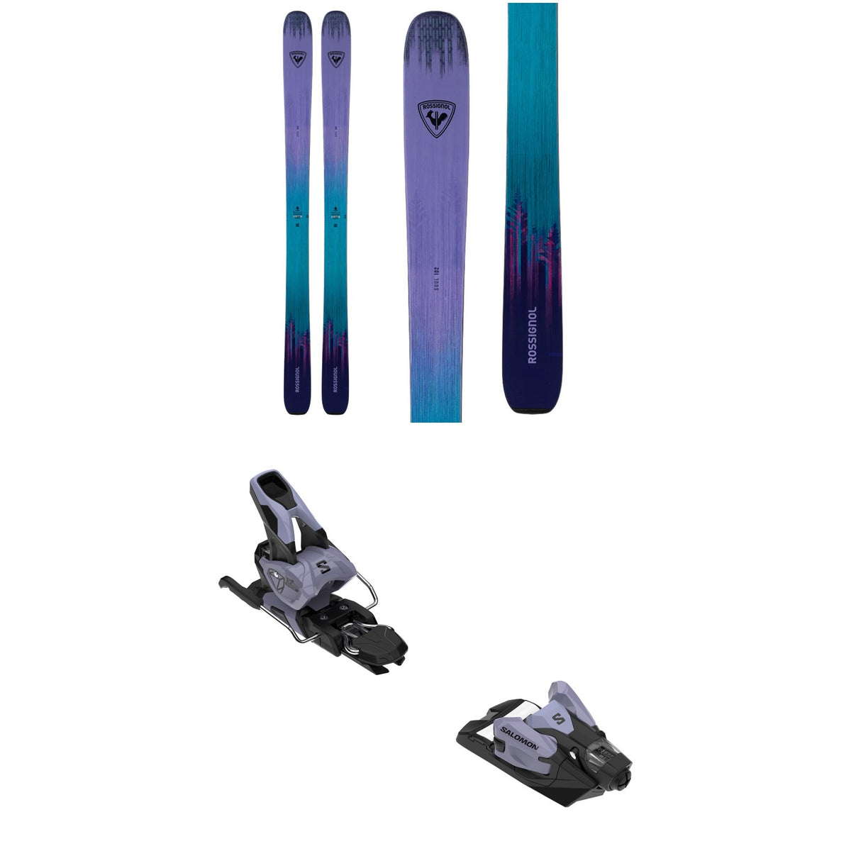 Rossignol Soul W 102 Skis - Women's + Salomon Strive 12 GW Ski Bindings 2027