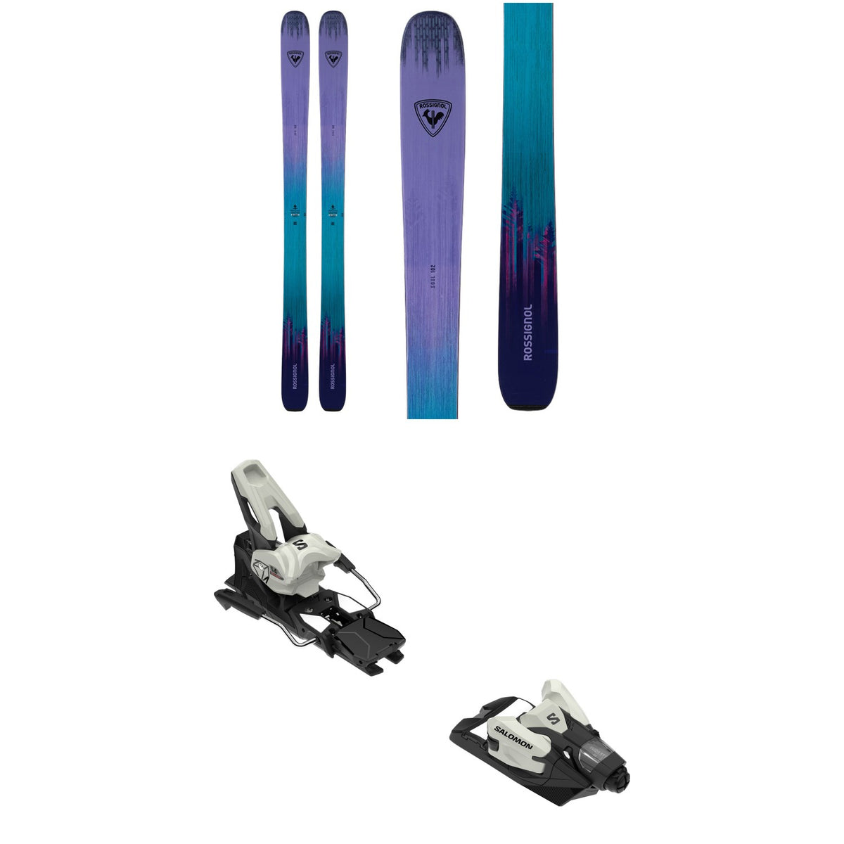 Rossignol Soul W 102 Skis - Women's + Salomon Strive 14 GW Ski Bindings 2027