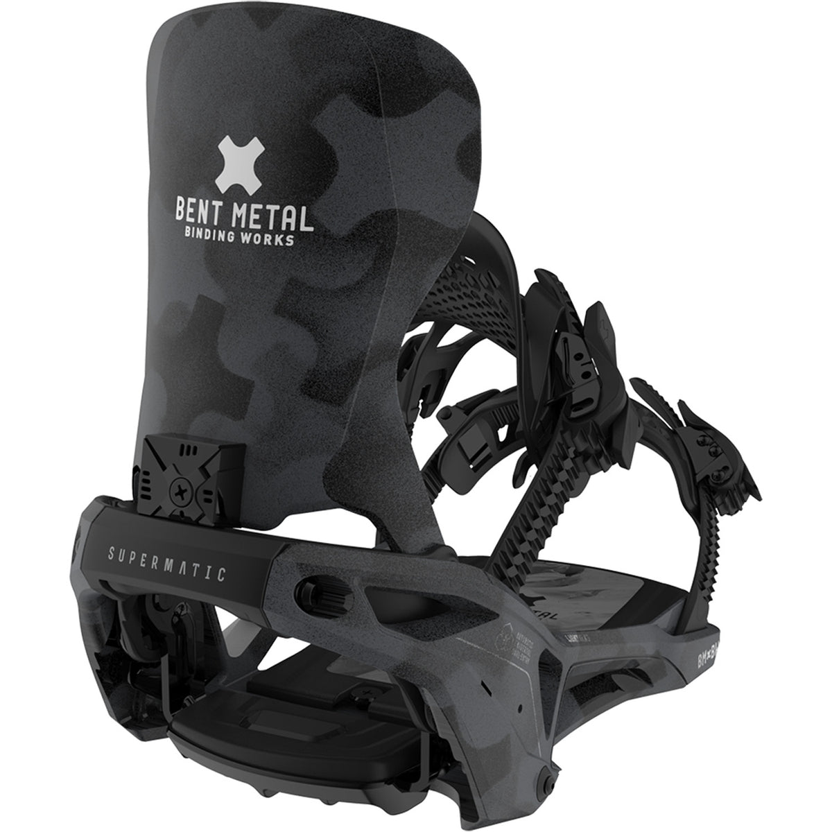 Bent Metal Lightning Supermatic Snowboard Bindings 2027 Black