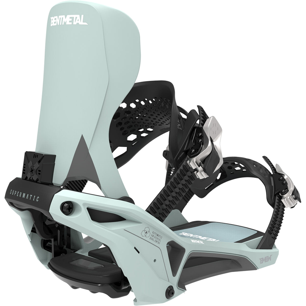 Bent Metal Lightning Supermatic Snowboard Bindings 2027 Lichen