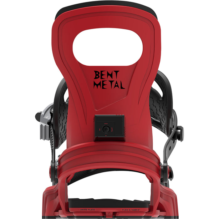 Bent Metal Joint Snowboard Bindings 2027 Red
