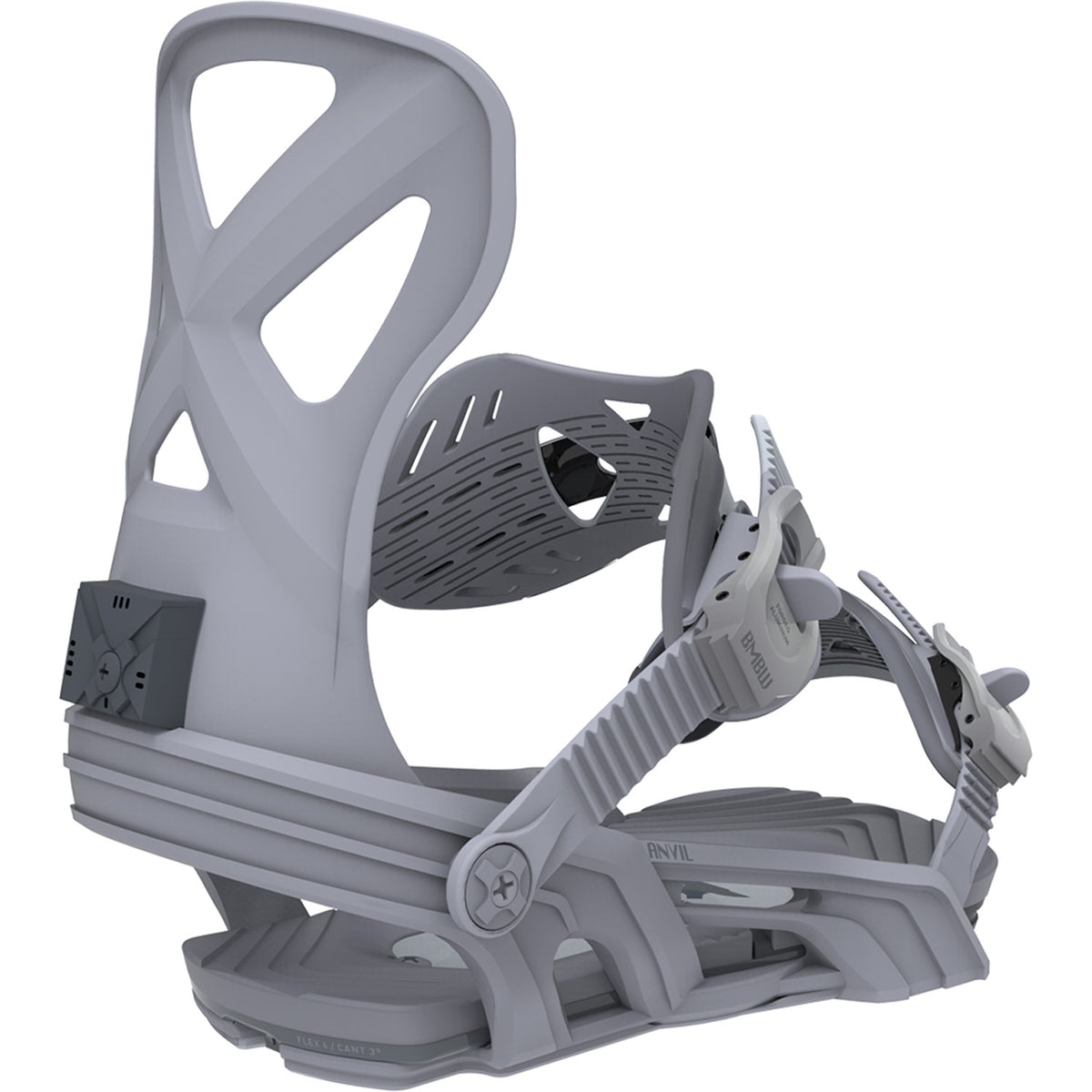 Bent Metal Anvil Snowboard Bindings 2027 Grey