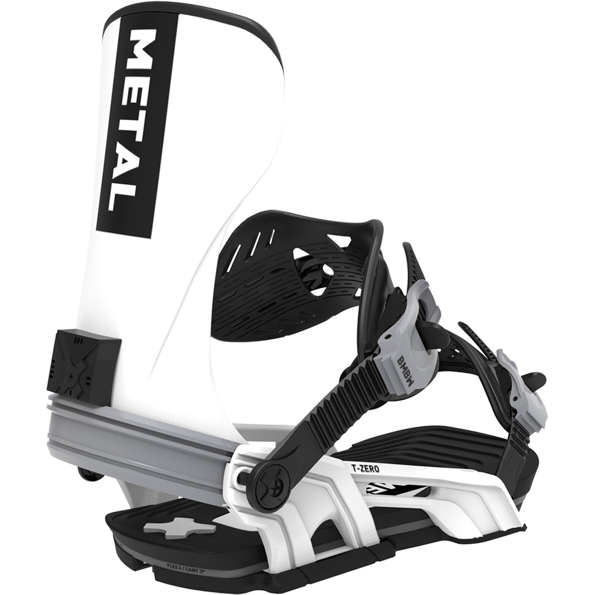 Bent Metal T-Zero Snowboard Bindings 2027 White