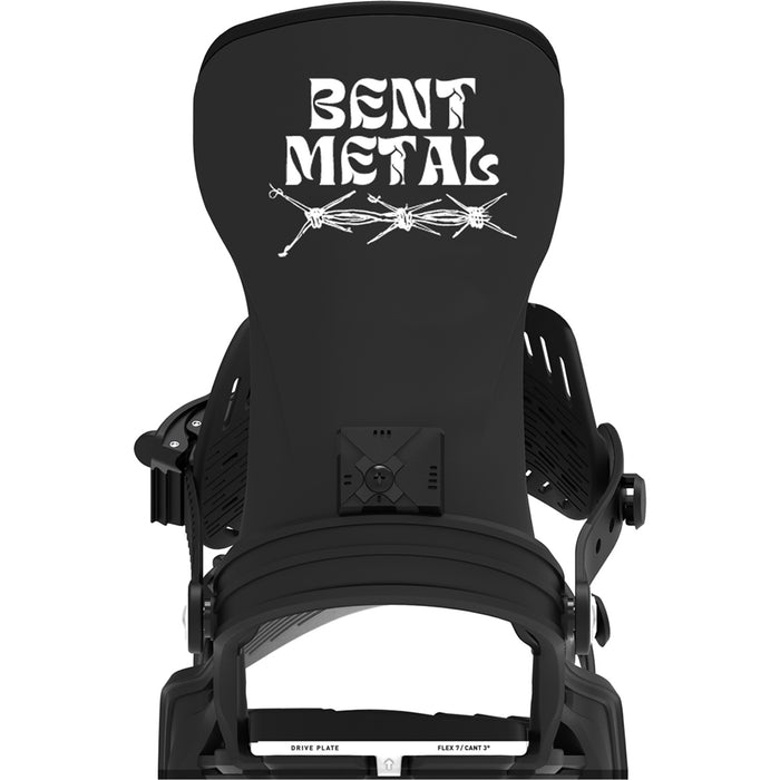 Bent Metal Stylist Snowboard Bindings - Women's 2027 Black