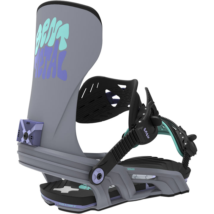 Bent Metal Stylist Snowboard Bindings - Women's 2027 Eddy Grey