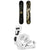 Sims Bowl Squad LTD Snowboard + Union Force Classic Snowboard Bindings 2027