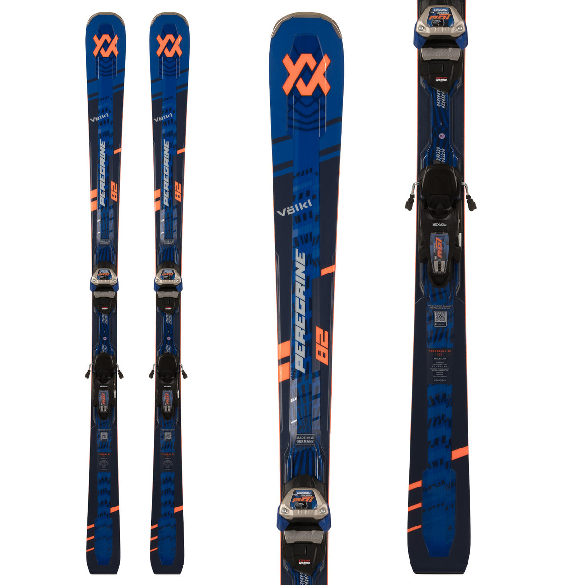 Völkl Peregrine 82 Skis + Lowride 12 TCX Demo Ski Bindings 2025
