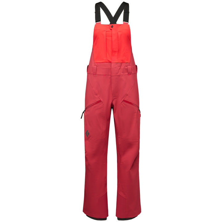 Black Diamond Recon Stretch Bibs - Women's Coral Red-Mineral Red