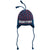 Burton 80's Earflap Beanie Selvedge Blue/Performer Red/Stout White