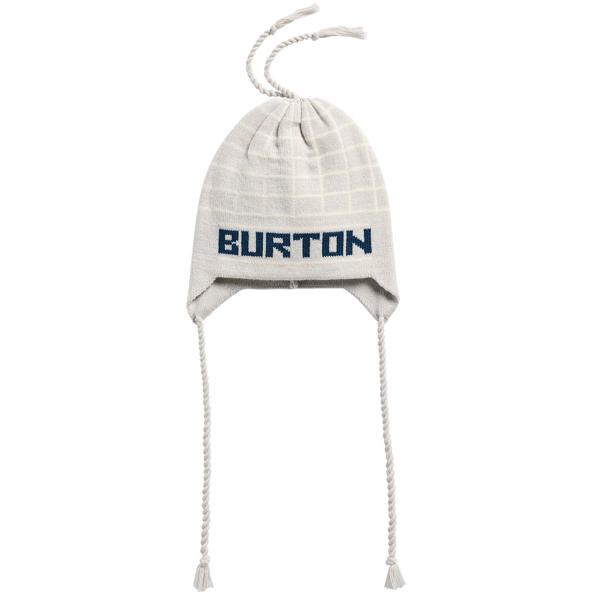 Burton 80's Earflap Beanie Grey Heather/Stout White/Selvedge Blue