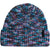 Autumn Marble Knit Beanie Plum
