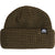 Autumn Stripe Double Roll Beanie Fir