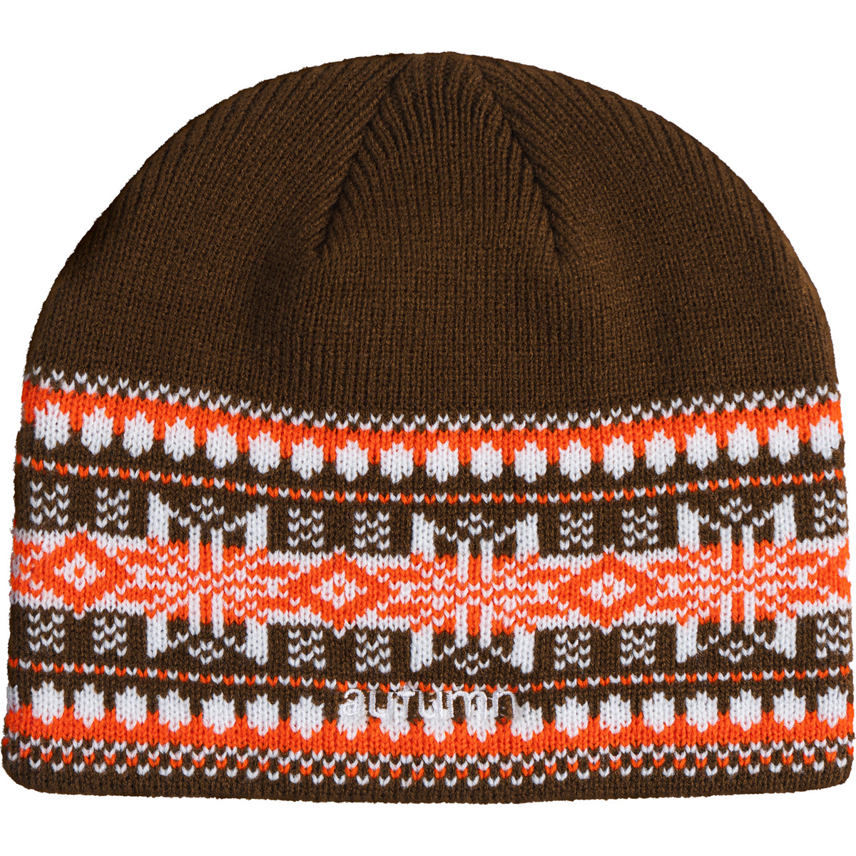 Autumn Warp Beanie Brown