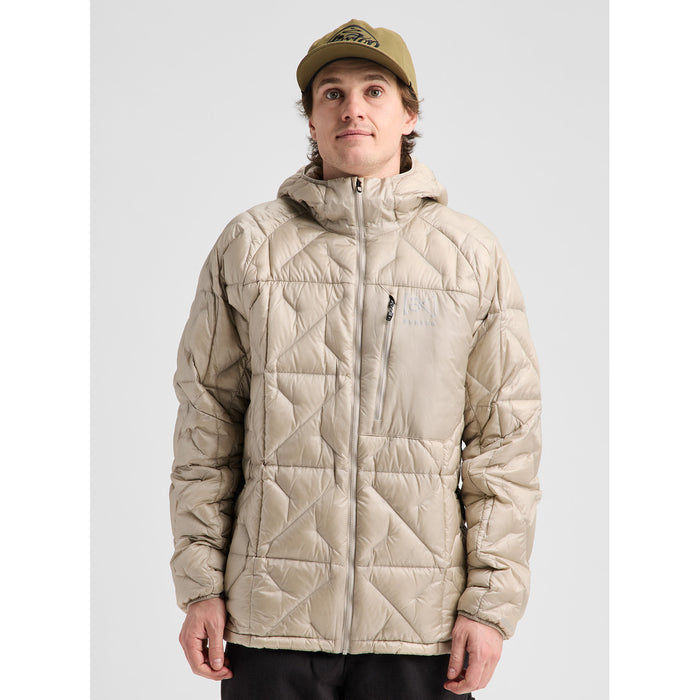 Burton AK Baker Down Hooded Jacket - Men's Chinchilla Gray