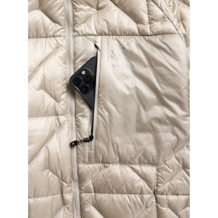 Burton AK Baker Down Hooded Jacket - Men's Chinchilla Gray