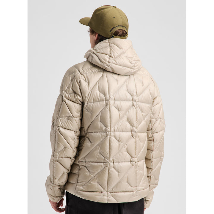 Burton AK Baker Down Hooded Jacket - Men's Chinchilla Gray