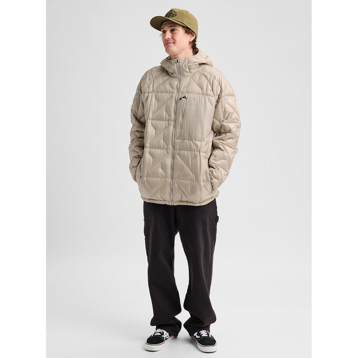 Burton AK Baker Down Hooded Jacket - Men's Chinchilla Gray