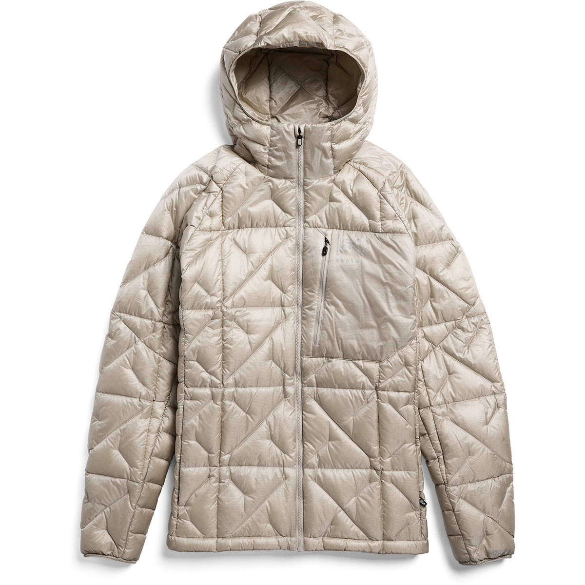 Burton AK Baker Down Hooded Jacket - Men's Chinchilla Gray