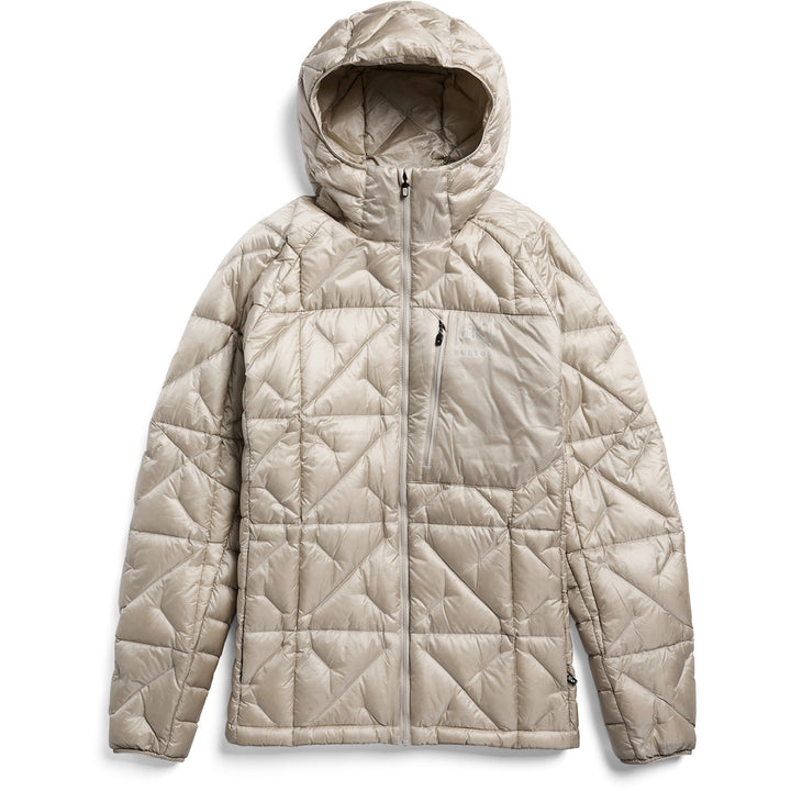 Burton AK Baker Down Hooded Jacket - Men's Chinchilla Gray