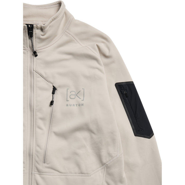 Burton AK Baker Stretch Fleece Jacket - Men's Chinchilla Gray