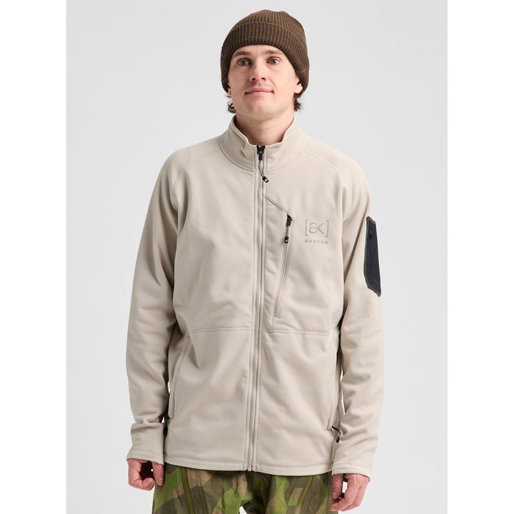 Burton AK Baker Stretch Fleece Jacket - Men's Chinchilla Gray