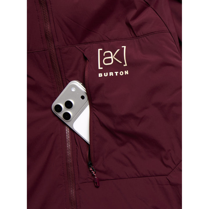 Burton AK Helium Stretch Hooded Jacket - Men's Rum Raisin