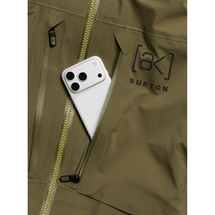 Burton [ak] GORE-TEX C-Knit 3L Stretch Hover Jacket - Men's Dried Moss