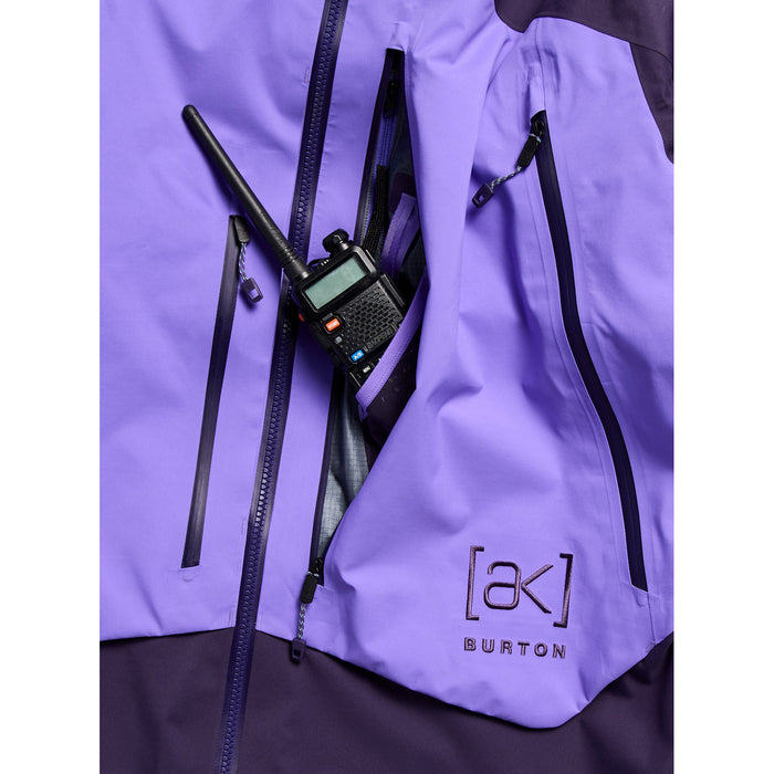 Burton AK GORE-TEX 3L PRO Acamar Jacket - Men's Nightshade Purple/Purple Voltage