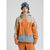 Burton AK Swash Synthetic Insulated GORE-TEX 2L Jacket - Men's Chinchilla Gray/Goldfish Orange/Airstream Blue